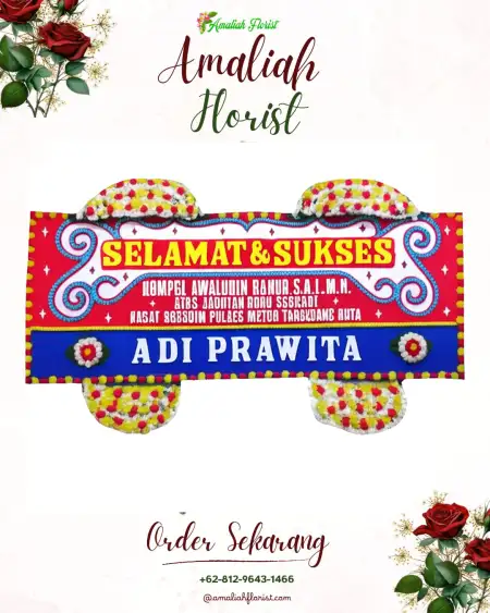 Papan Bunga Ucapan Selamat Indrapuri